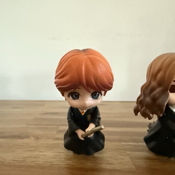 3 Hello! Good Smile Harry Potter Hermione Granger Ron Weasley Vinyl Figurines - Picture 2 of 14